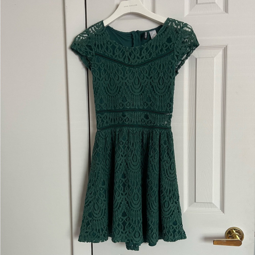 H&M Green Lace Dress